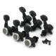 Gotoh SG381-07 MG-T 3L+3R Black satus gitár hangolókulcs készlet