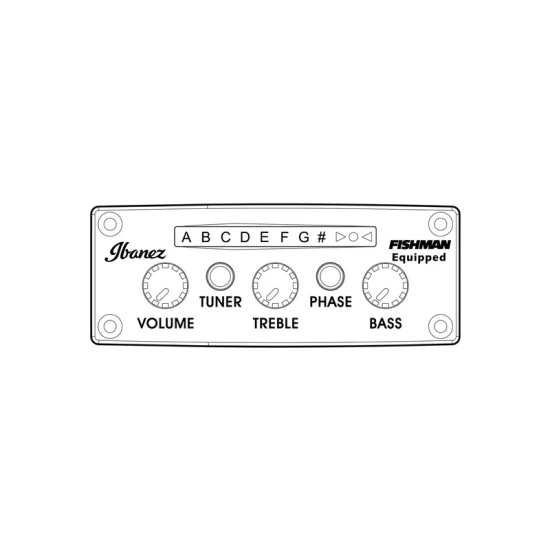 Ibanez EP5-BP Steve Vai signature elektro-akusztikus gitár