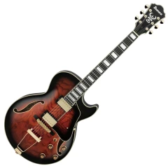 Ibanez AG95QA-DBS jazzgitár