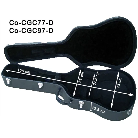Cort CGC77 CJ keménytok jumbo akusztikus gitárhoz