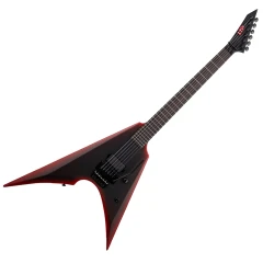 LTD Arrow Black Metal II Black Red Burst Satin