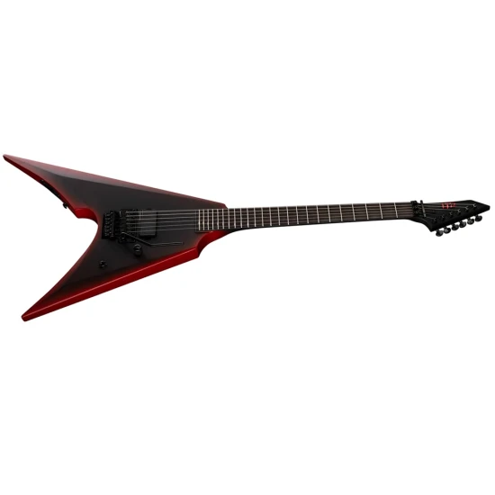 LTD Arrow Black Metal II Black Red Burst Satin