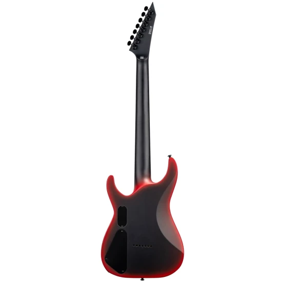 LTD M-7 BARITONE BLACK METAL II Black Redburst Satin
