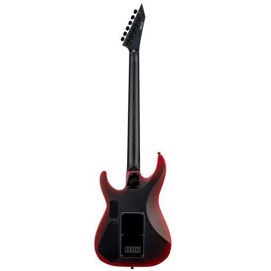 LTD M-6 BARITONE ET BLACK METAL II Black Redburst Satin