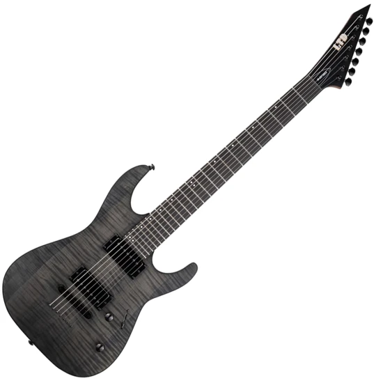 LTD M-207B DX See Thru Black Satin