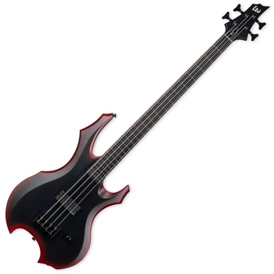 LTD FL-4 Fred Leclercq Signature Black Red Burst Satin