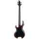 LTD FL-4 Fred Leclercq Signature Black Red Burst Satin