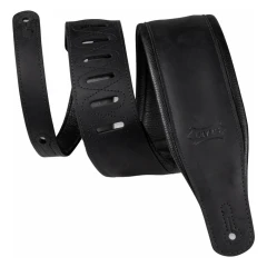 Levys PM32BH-BLK Like Butter bőr gitárheveder fekete