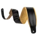 Levys M26SPD-BLK-TAN Top Grain bőr gitárheveder fekete/hasított