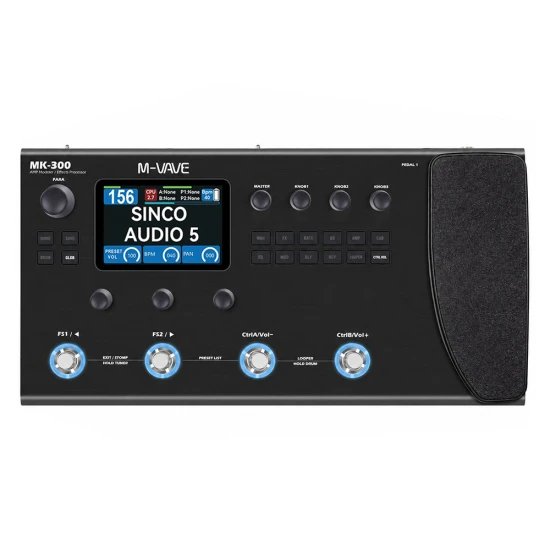 M-VAVE MK-300 Black multieffekt