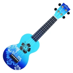 Mahalo Hibiscus szoprán ukulele Hibiscus Blue Burst