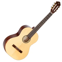 ORTEGA R55DLX Student Pro Series DeLuxe 4/4 6 húros Klasszikus Gitár - Natural