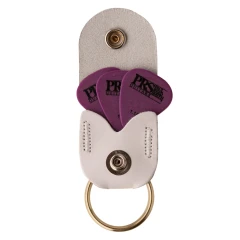 PRS Pick Holder Key Ring - White