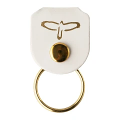 PRS Pick Holder Key Ring - White