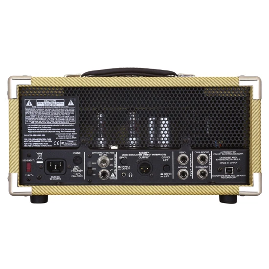 Peavey Classic 20 csöves mini gitárerősítő fej 20w