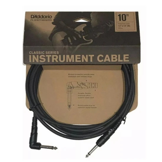 Planet Waves by D'addario PW-CGTRA-10 egyenes-pipa hangszerkábel 3m
