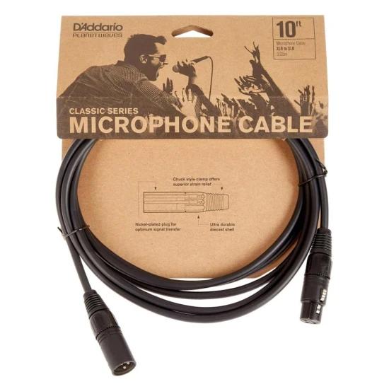 Planet Waves by D'addario PW-CMIC-10 mikrofonkábel 3 méter