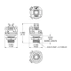 Pure Tone PTT1 Mono Multi-Contact 1/4″ Output Jack - Nickel