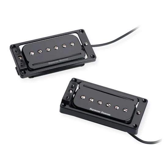 Seymour Duncan SHPR-1s P-Rails Set with Triple Shot Flat - Black