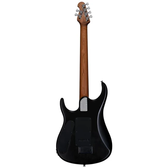 Sterling by Music Man JP150 Flame Maple Top Trans Black Satin elektromos gitár