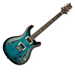 PRS SE Hollowbody II Piezo Peacock Blue Burst