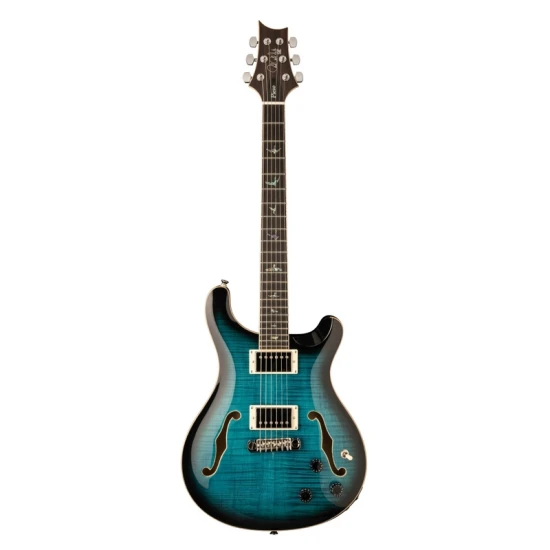 PRS SE Hollowbody II Piezo Peacock Blue Burst