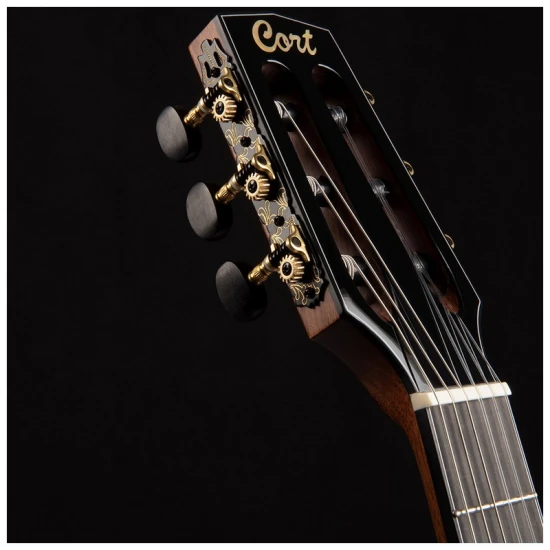 Cort Gold OC8 Nylon elektro-klasszikus gitár tokkal