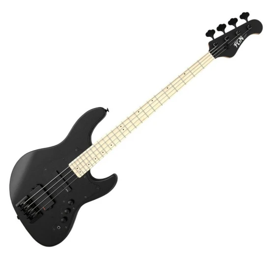 FGN Fujigen J-Standard Mighty Jazz Dark Evolution Open Pore Black basszusgitár