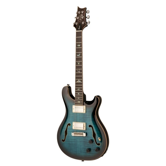 PRS SE Hollowbody II Piezo Peacock Blue Burst