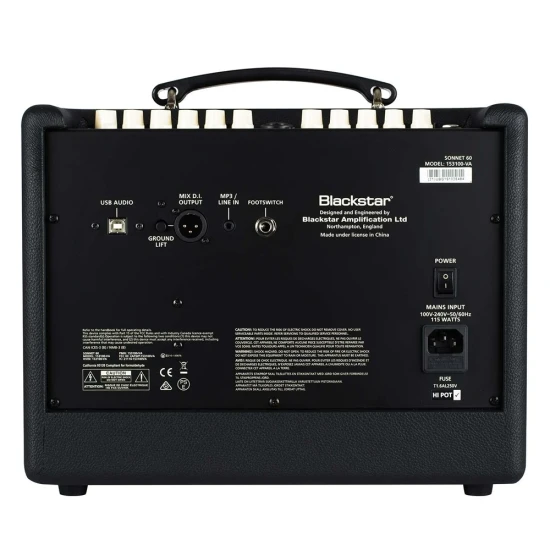 Blackstar Sonnet 60 Black akusztikus gitárkombó