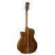 Cort Gold A6 Bocote elektro-akusztikus gitár tokkal