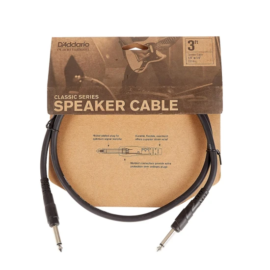 Planet Waves by D'addario PW-CSPK-3 hangfalkábel 0.9m