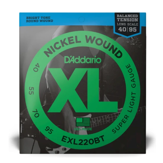 D'addario EXL220BT 40-95 Balanced Tension basszusgitár húr