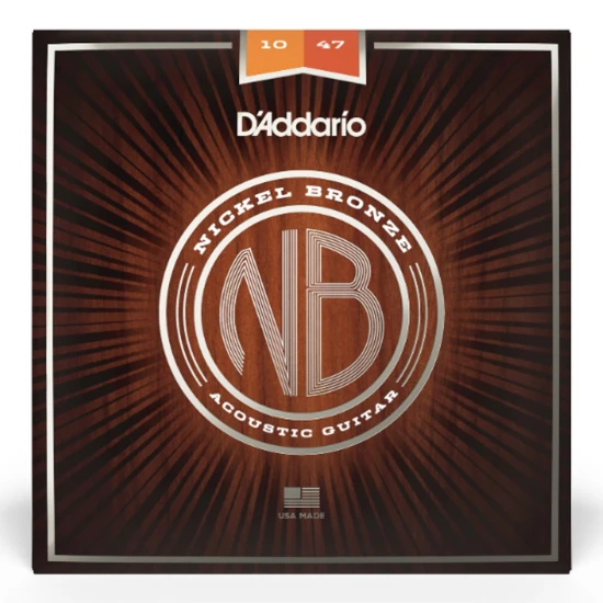 D'addario NB Nickel Bronz 10-47 akusztikus gitárhúr