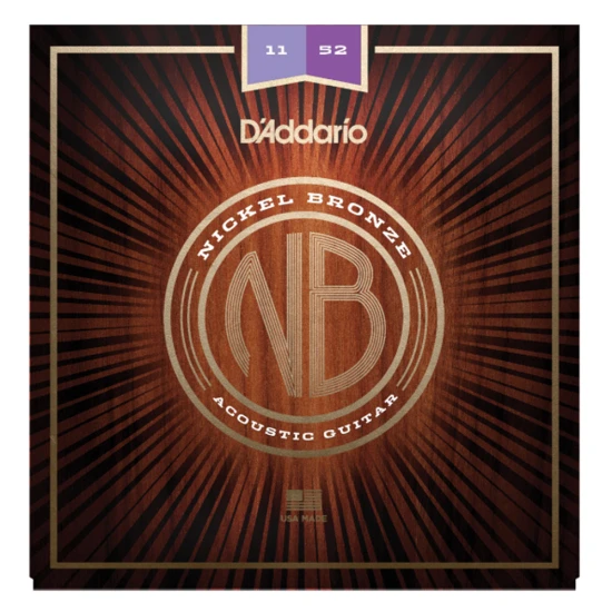 D'addario NB Nickel Bronz 11-52 akusztikus gitárhúr