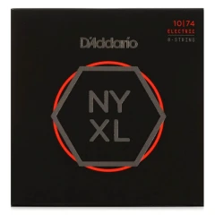D'addario NYXL 10-74 (8 húros) Light Top/Heavy Bottom