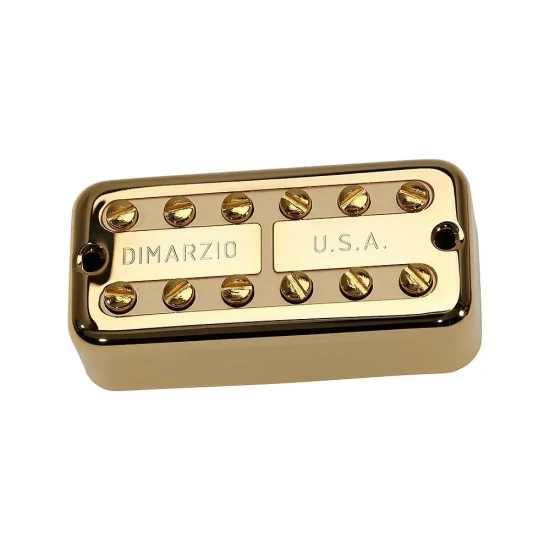 DiMarzio DP291GCR New'Tron Neck - Gold Cover with Cream Insert