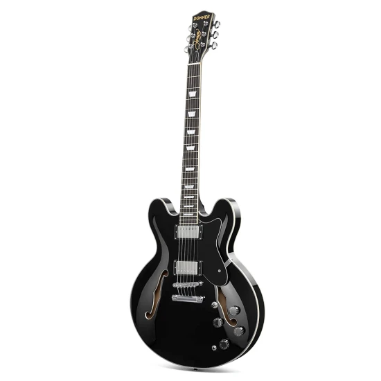 Donner DJP-1000 Black jazzgitár
