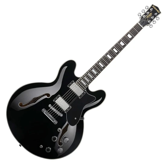 Donner DJP-1000 Black jazzgitár