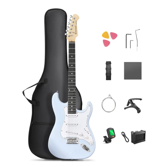 Donner DST-80 Sonic Blue elektromos gitárszett