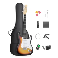 Donner DST-80 Sunburst elektromos gitárszett
