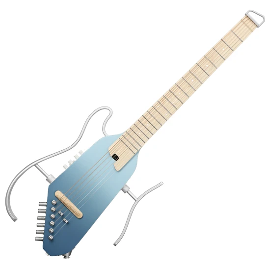 Donner Hush-I Pro Hawaiian Blue silent gitár