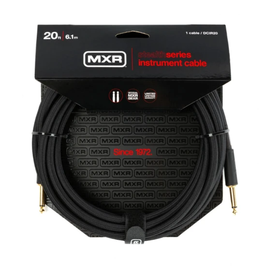 Dunlop MXR DCIR20 STEALTH hangszerkábel 6m