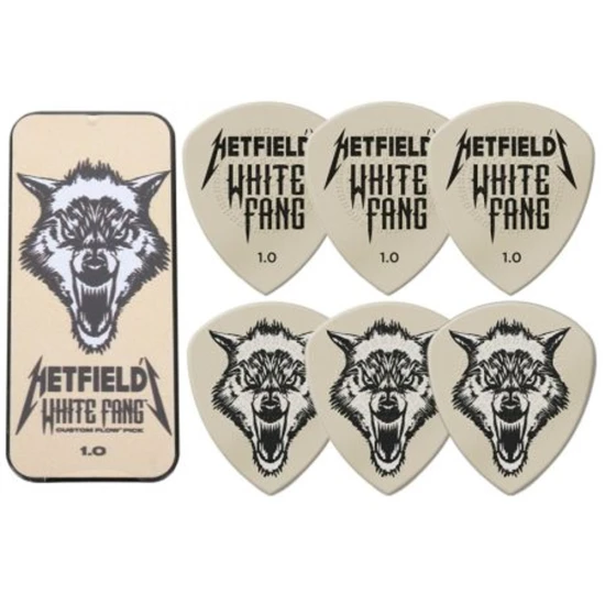 Dunlop PH122T100 Hetfield WHITE FANG pengető dobozban 1.00mm