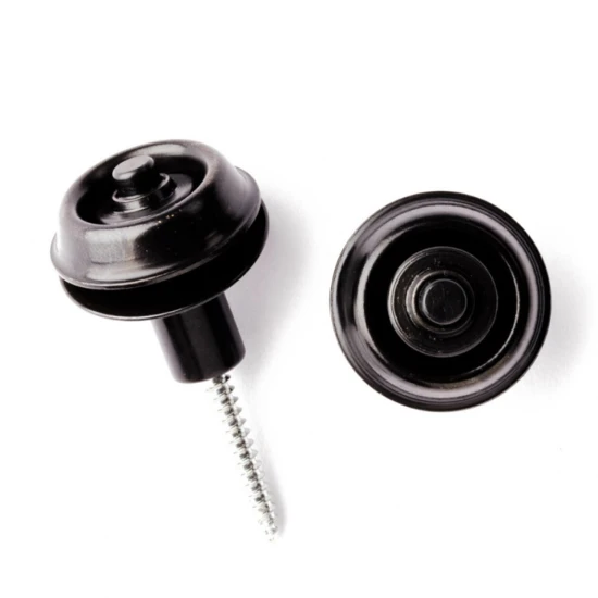 Dunlop SLS1403BK Strap-Lock Dual Design - Fekete