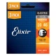 Elixir NanoWeb (16542) 10-46 Light elektromos húrkészlet 3db