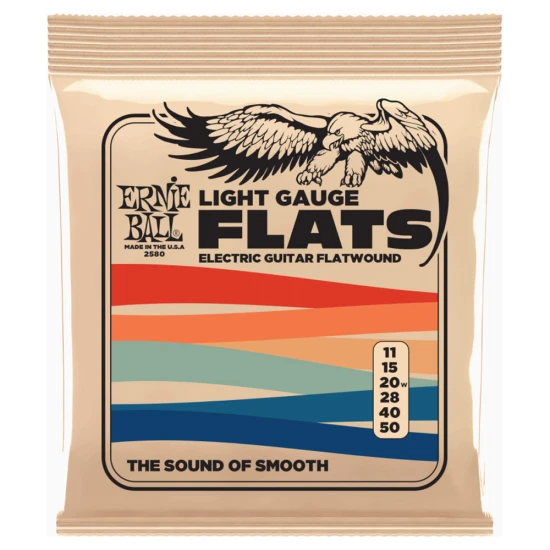 Ernie Ball 2580 Flat Wound húrkészlet 11-50