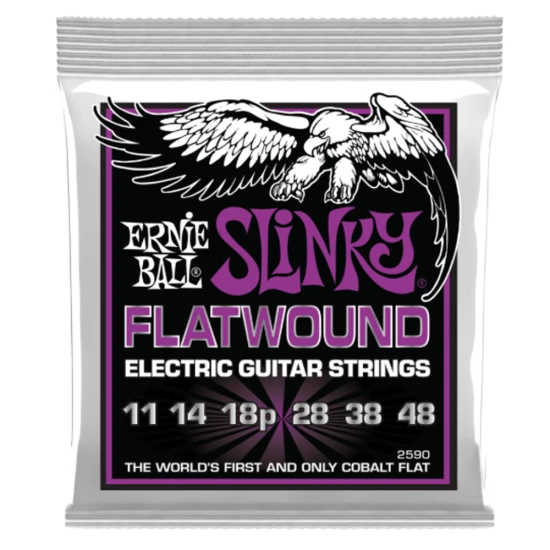 Ernie Ball 2590 Flatwound Power Slinky 11-48