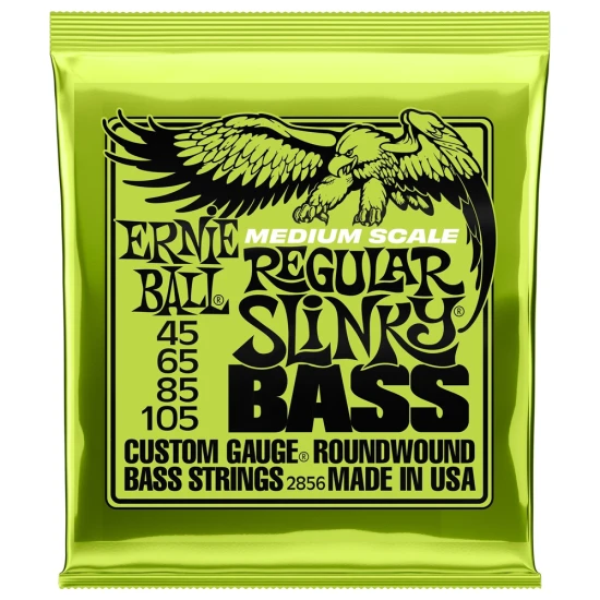 Ernie Ball 2856 Regular Slinky Nickel Wound Medium Scale Bass 45-105