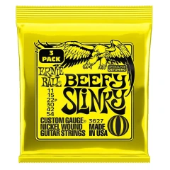 Ernie Ball 3627 Beefy Slinky húrkészlet 11-54 3 Pack
